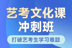 艺考文化课冲刺班