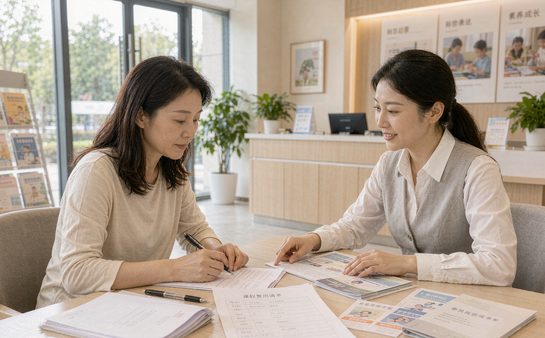 家长记录课程费用与课时安排